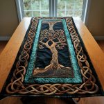 Celtic Tree Of Wisdom Quilted Table Runner