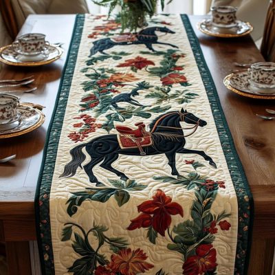 Classic Cavalry Quilted Table Runner