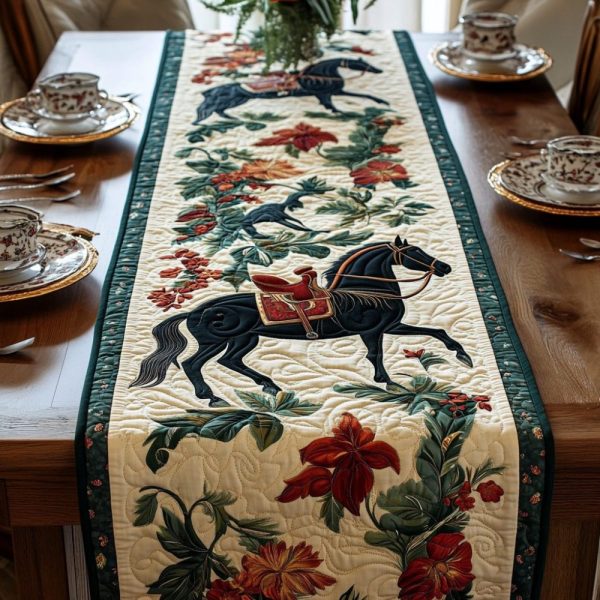 Classic Cavalry Quilted Table Runner