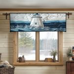 Coastal Beacon Quilted Valance