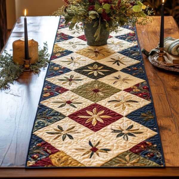 Country Charm Quilted Table Runner
