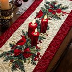 Cozy Christmas Quilted Table Runner