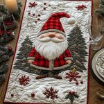 Cozy Gnome Quilted Table Runner