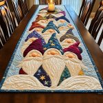 Cozy Gnomes Quilted Table Runner