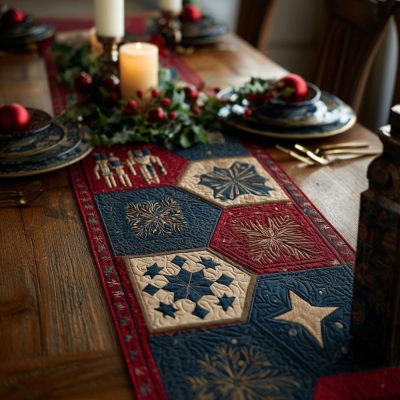 Cozy Nights Quilted Table Runner