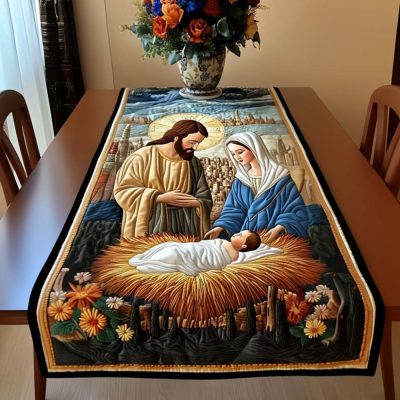Cradle Of Hope Quilted Table Runner