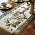 Cross Of True Love Quilted Table Runner
