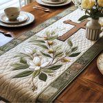 Cross Of The Holy Spirit Quilted Table Runner