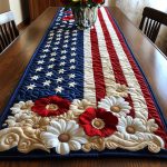 Daisy Liberty Lane Quilted Table Runner