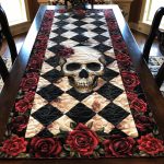 Dark Romance Quilted Table Runner