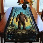 Dawn Of The Sasquatch Quilted Table Runner