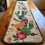 Desert Bloom Quilted Table Runner