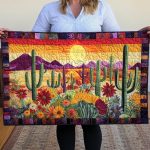 Desert Bloom Quilted Table Runner