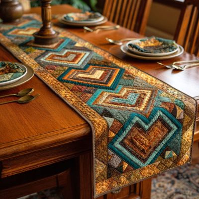 Desert Hearts Quilted Table Runner