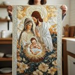 Divine Manger Quilted Table Runner