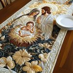 Divine Manger Quilted Table Runner