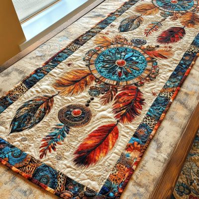 Dream Weaver Quilted Table Runner
