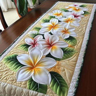 Dreamy Blooms Quilted Table Runner