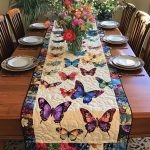 Dreamy Butterflies Quilted Table Runner