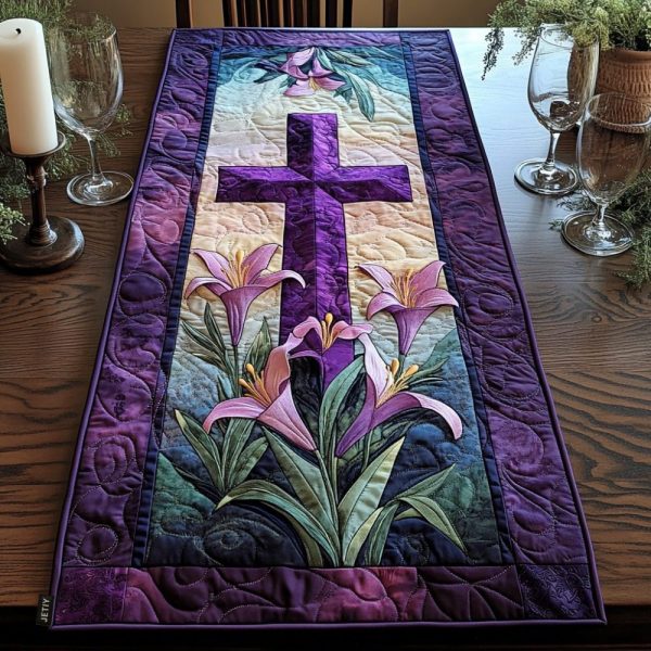 Easter Bliss Quilted Table Runner