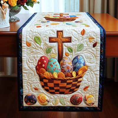 Easter Faith Quilted Table Runner