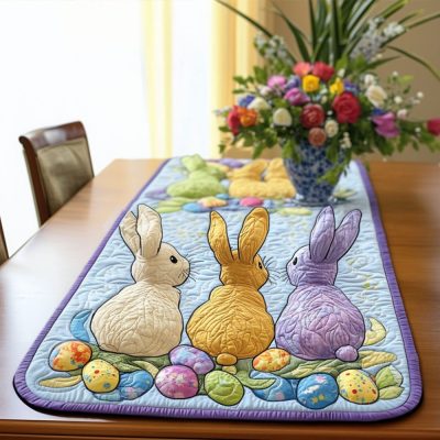 Easter Gathering Quilted Table Runner