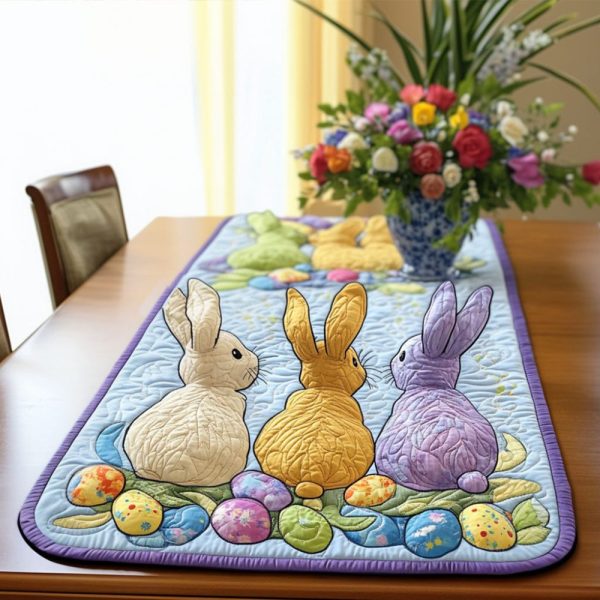 Easter Gathering Quilted Table Runner
