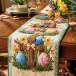 Easter Meadow Quilted Table Runner