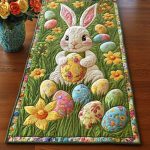 Easter Scene Quilted Table Runner