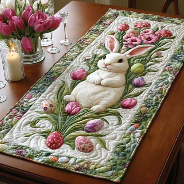 Easter Sunrise Quilted Table Runner