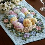 Egg Hunt Quilted Table Runner