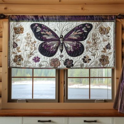 Elegant Flight Quilted Valance