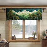 Emerald Peaks Quilted Valance