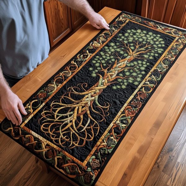 Enchanted Grove Quilted Table Runner