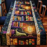 Enchanted Library Quilted Table Runner