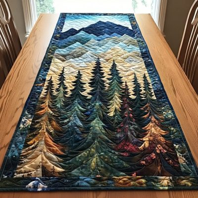 Enchanted Forest Quilted Table Runner