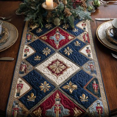 Enchanted Winter Quilted Table Runner
