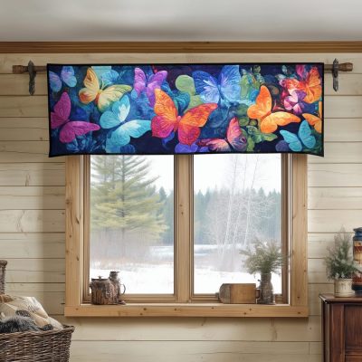 Ethereal Wings Quilted Valance