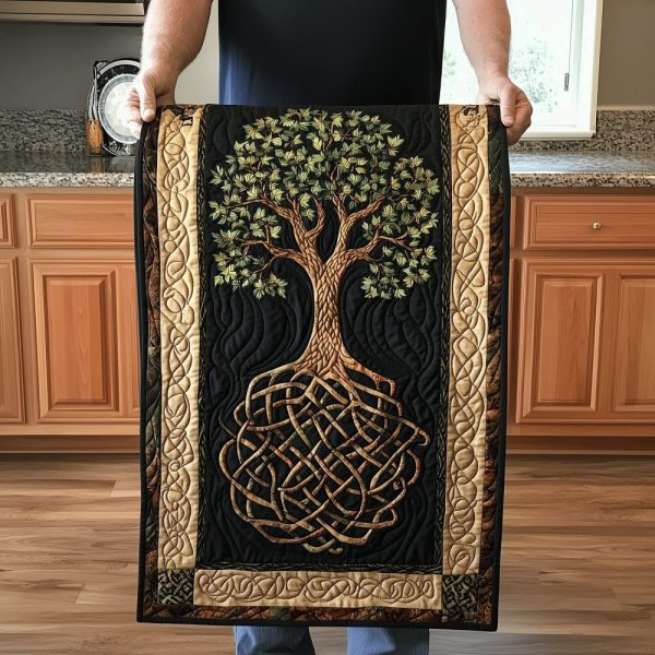 Evergreen Embrace Quilted Table Runner