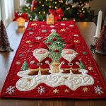 Evergreen Delight Quilted Table Runner