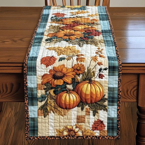 Fall Radiance Glows Quilted Table Runner