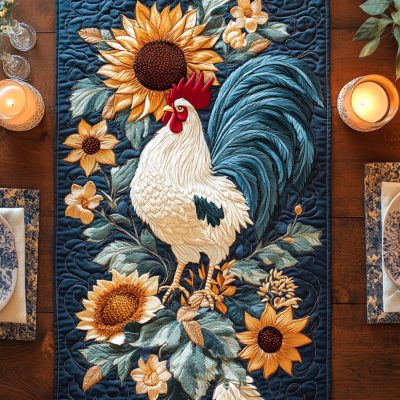Farm Strut Quilted Table Runner