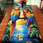Feathered Friends Quilted Table Runner