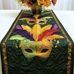 Festive Glow Quilted Table Runner