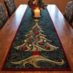 Festive Glow Quilted Table Runner