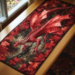Fierce Dragon Quilted Table Runner