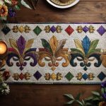 Fleur Fusion Quilted Table Runner