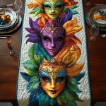 Fleur De Festival Quilted Table Runner