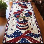 Patriotic Quilted Table Runner