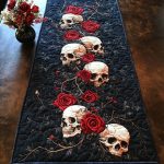 Floral Bones Quilted Table Runner